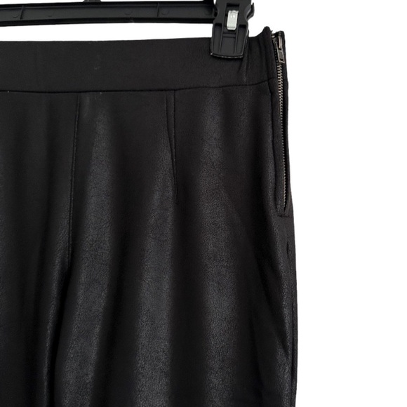 Nwt Dear John Hailey Crop Black Vegan Leather Leggings Jeggings Jeans Si… - Picture 3 of 5